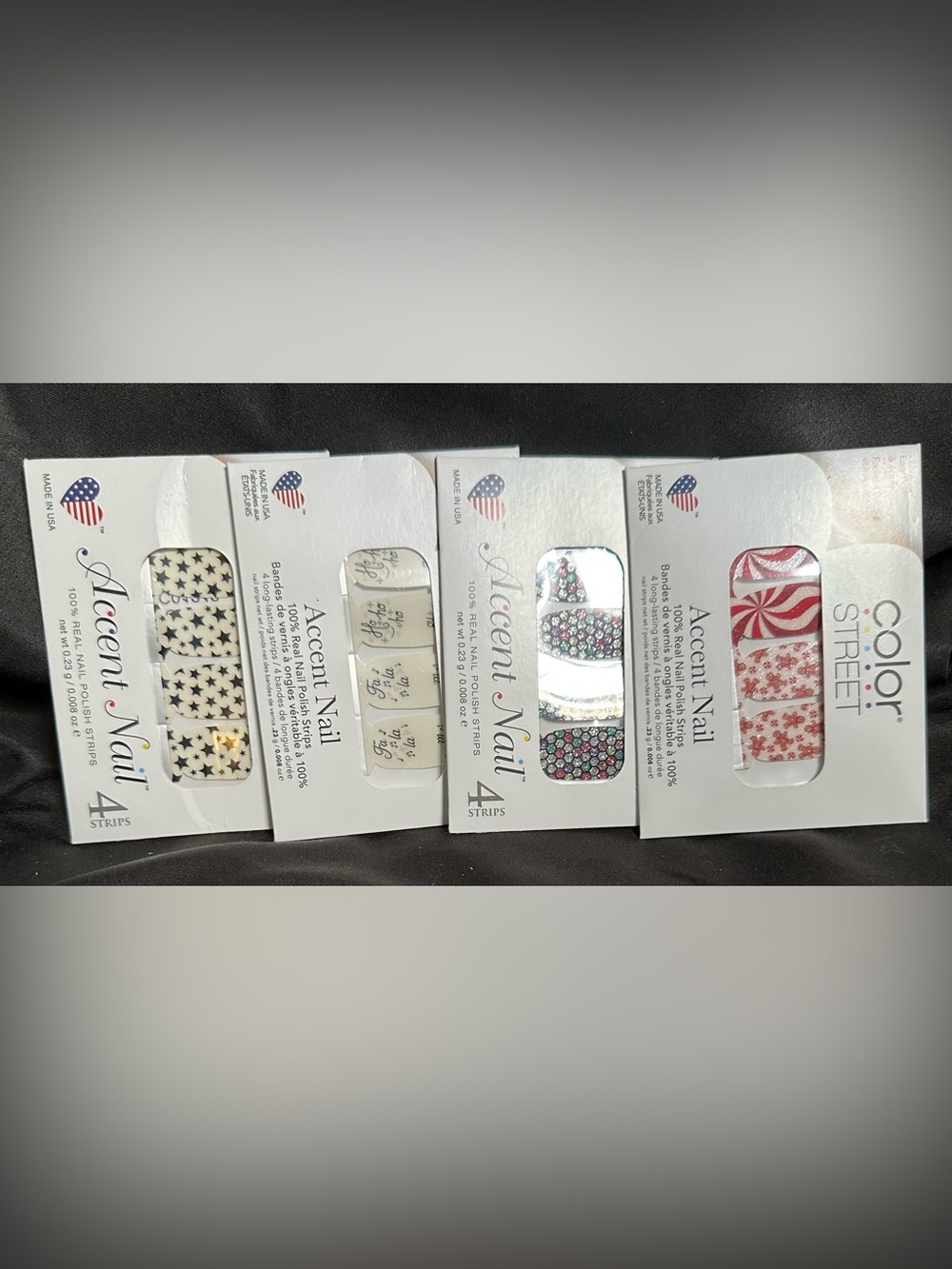 COLORSTREET 4 PACKS OF ACCENT PACKS - BRAND NEW SEALED!